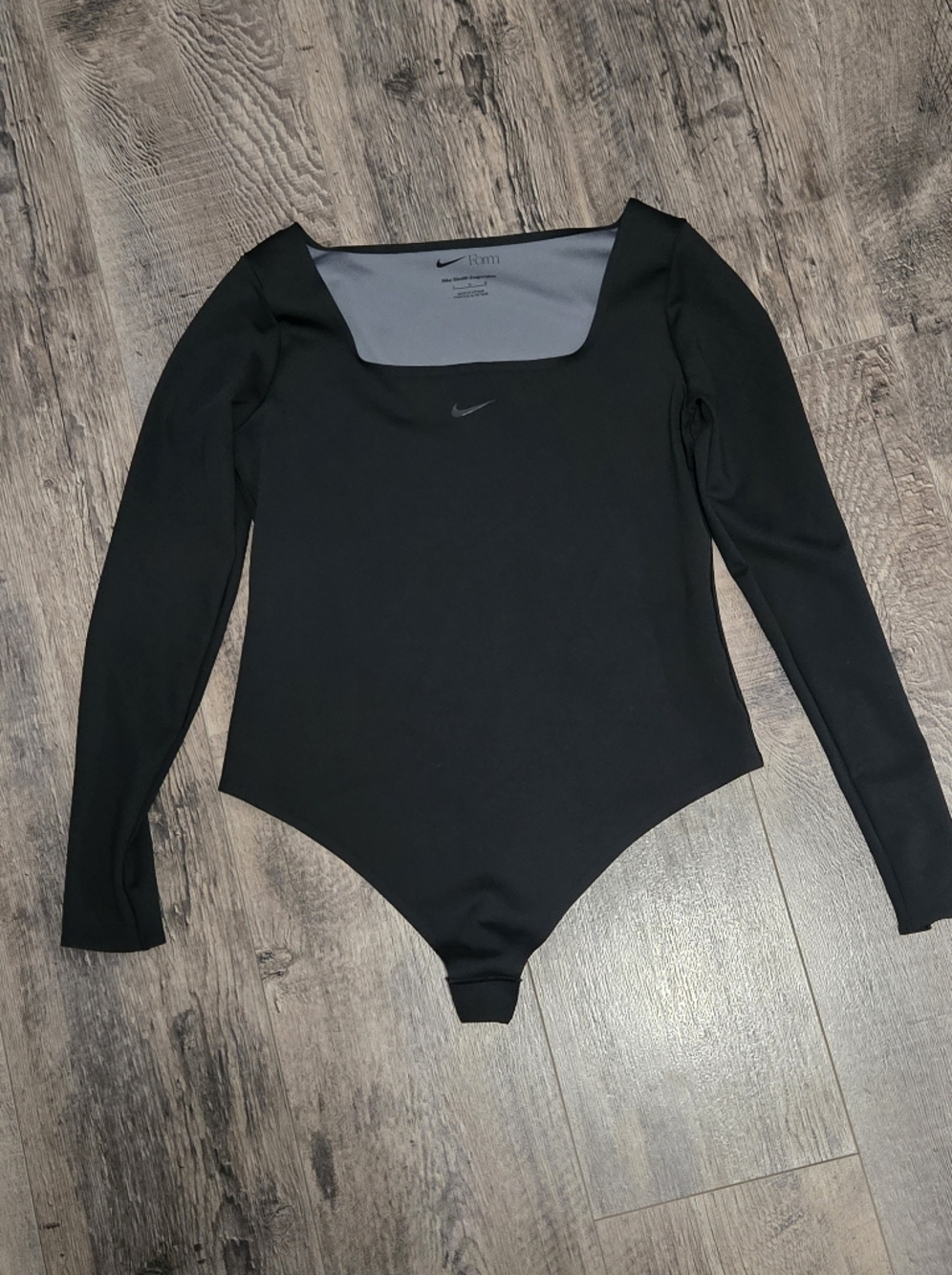 Nike Black Long Sleeve Bodysuit
